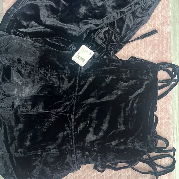 Forever 90’s Free people velvet jumpsuit - Picture 5 of 5